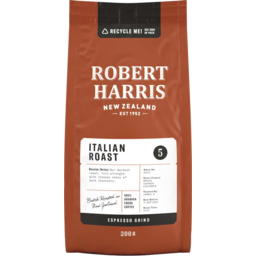 Photo of Robert Harris Coffee Italian Roast Espresso Grind 200g