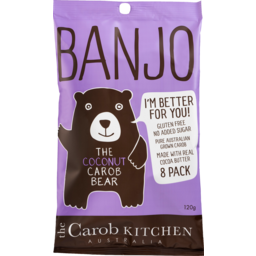 Photo of The Carob Kitchen Coconut Banjo Bear 8 Pack