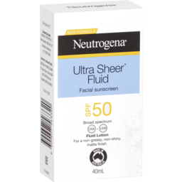 Photo of Neutrogena Ultra Sheer Face Fluid Spf50