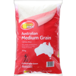 Photo of Sun Rice Sunwhite Calrose Medium Grain Rice 10kg