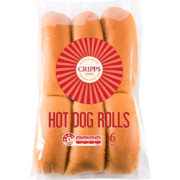 Photo of Cripps Master Hot Dog Rolls 6 Pack