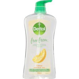 Photo of Dettol Free From Liquid Shower Gel Body Wash Citrus 950ml