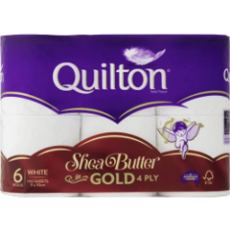 Photo of Quilton Gold Shea Butter T/ 6pk
