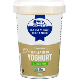 Photo of Barambah Organics Org Vanilla Bean Yoghurt 200g