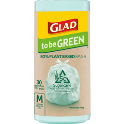 Photo of Glad To Be Green Medium 50% Plant Based Tidy Bags