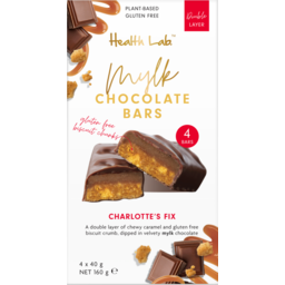Photo of Health Lab Charlotte's Fix Mylk Chocolate Bar 4 Pack X
