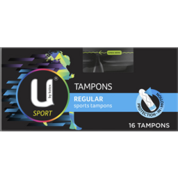 Photo of U By Kotex Sport Regular Tampons 16 Pack