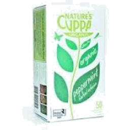Photo of NATURES CUPPA Org Peppermint Tea 50 Teabags