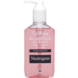 Photo of Neutrogena Oil Free Acne Wash Pink Grapefruit Facial Cleanser 175ml 175ml