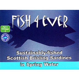 Photo of Fish 4 Ever - Scottish Sardines In Springwater 105g