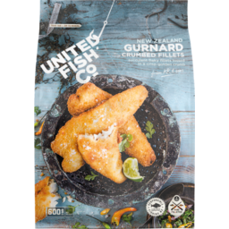 Photo of United Fish Co Nz Gurnard Crumbed Fillets 600g