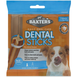 Photo of Baxters Dental Sticks Small Breeds 7 Pack