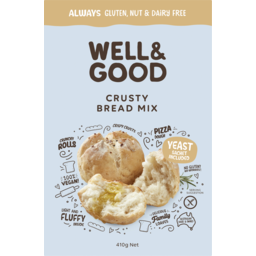 Photo of Well & Good Well And Good Crusty Bread Mix 410g 410g