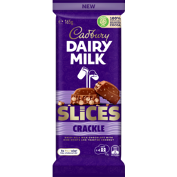 Photo of Cadbury Dairy Milk Rice Crisps & Toasted Coconut Chocolate Block 165g