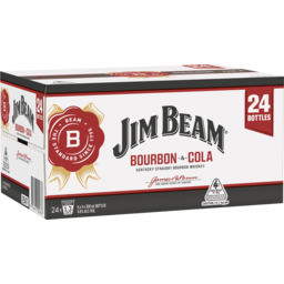 Photo of Jim Beam Bourbon With Cola 6 X 4 330ml