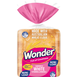 Photo of Wonder Mini Loaf White Vitamins & Minerals