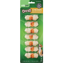 Photo of Vitapet Chicken Rawhide Mini Bone 7 Pack