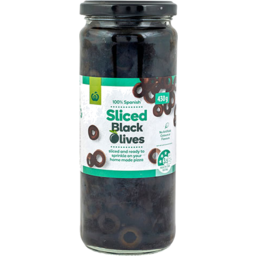 Photo of Select Black Sliced Olives 430g