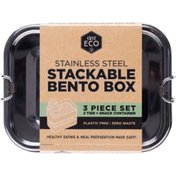 Photo of Ever Eco Stainless Steel Bento Snack Box Ea