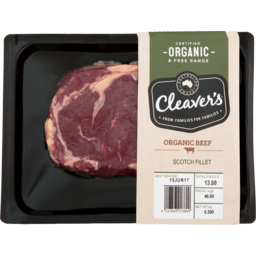 Photo of Cleavers Beef Scotch Fillet - min 300gm