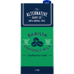 Photo of The Alternative Dairy Co Barista Coconut Long Life Milk 1l
