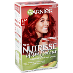 Photo of Garnier Nutrisse Ultra Colour Permanent Hair Colour - 6.60 Fiery Red 