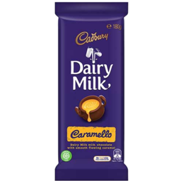 Photo of Cadbury Dairy Milk Caramello Milk Chocolate Block 180g 180g