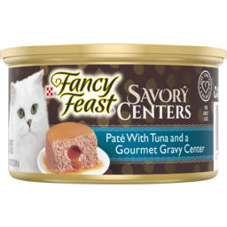 Photo of Purina Fancy Feast Savory Centers Pate With Tuna And A Gourmet Gravy Center Cat Food 85g