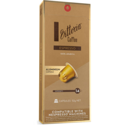 Photo of Vittoria Coffee Aluminium Capsules Espresso 10pk