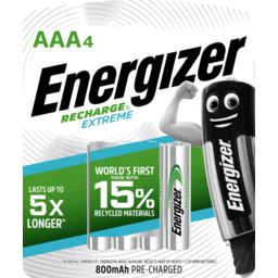 Photo of Energizer Rechargeable AAA Batteries 4pk