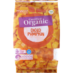 Photo of Macro Certified Organic Diced Pumpkin