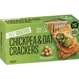 Photo of 180 Degree Grazer Crackers Chickpea & Oat 100g