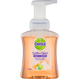 Photo of Dettol Orange & Lime Soft On Skin Foam Hand Wash Pump 250ml