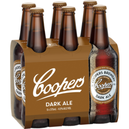 Photo of Coopers Dark Ale Bottle 375ml 6 Pack