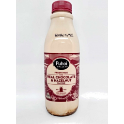 Photo of Puhoi Valley Flavoured Milk Chocolate & Hazelnut 750ml