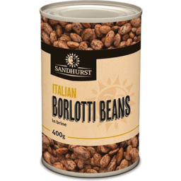 Photo of Sandhurst Borlotti Beans 400gm