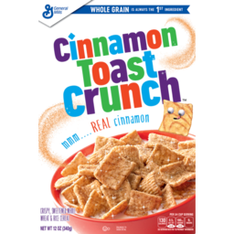 Photo of Cinnamon Toast Crunch, Breakfast Cereal, 12 Oz Box 