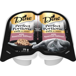 Photo of Dine Cat Food Perfect Portion Gourmet Salmon 75g