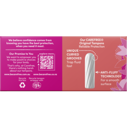 Photo of Carefree Original Tampons Super 16pk