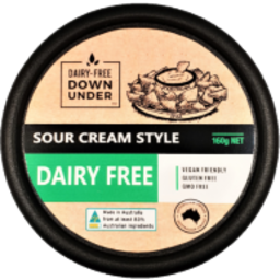 Photo of Dairy Free Down Under Sour Cream Style 160g