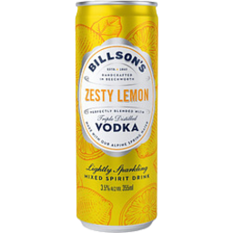 Photo of Billson's Vodka Zesty Lemon Can 355ml