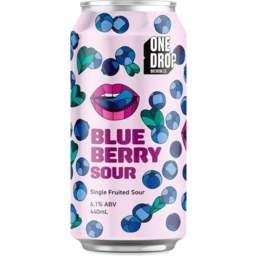 Photo of One Drop Blueberry Single Fruited Sour 440ml Can