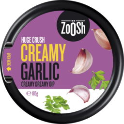 Photo of Zoosh Classic Creamy Garlic & Herb Dip 185g