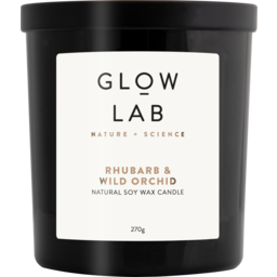 Photo of Glow Lab Scented Candle Rhubarb & Wild Orchid