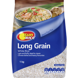 Photo of Sunrice Long Grain White Rice Gluten Free