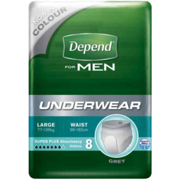 Photo of Depend Underwear Super Male Large 8