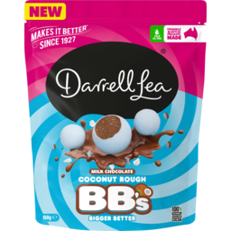 Photo of Darrell Lea Milk Chocolate Coconut Rough Bbs 168g