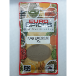 Photo of Euro Spice Peppr Blk Grnd 50gm