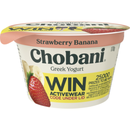 Photo of Chobani Greek Yogurt Strawberry Banana 170g