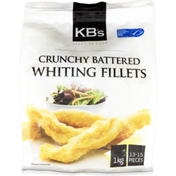 Photo of Kbs Nz Crunchy Beer Battered Whiting 1kg